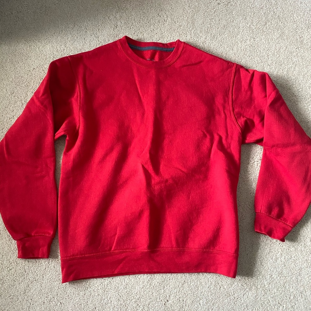 Red Crew Neck